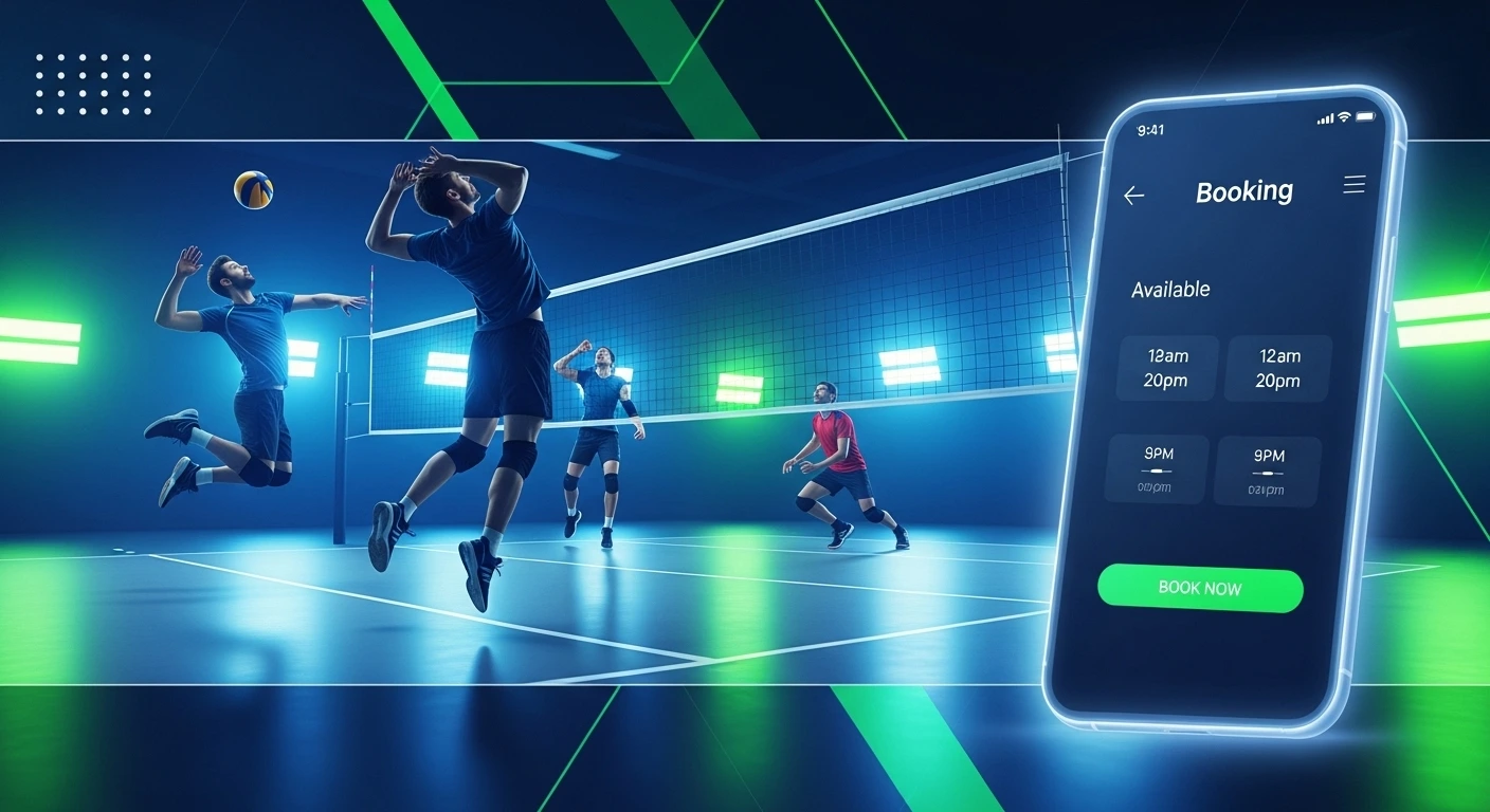 Jugadores de pádel en acción